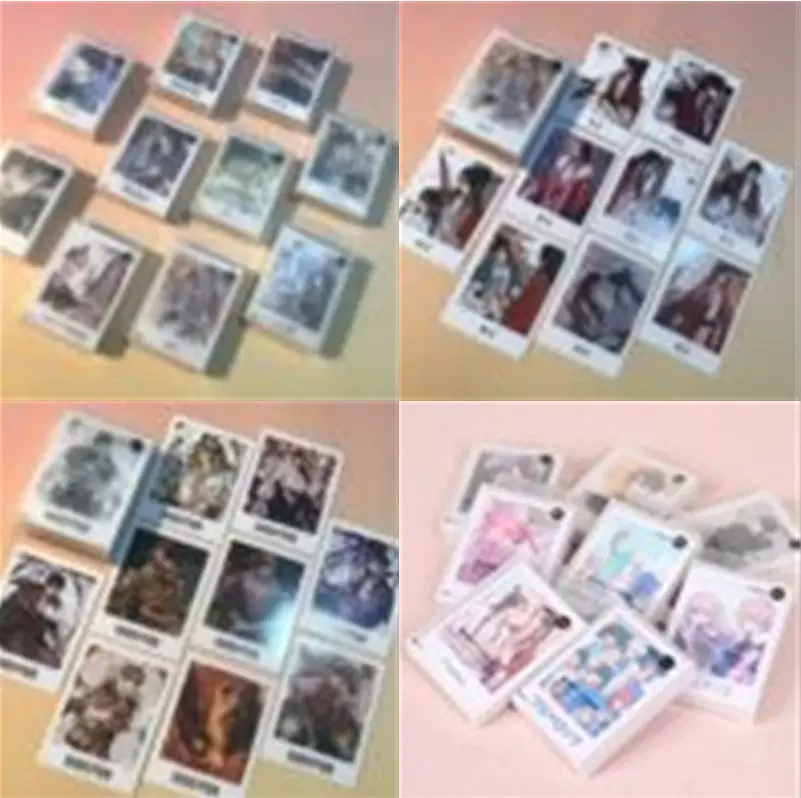 批LOMO卡小卡拍立得卡片明星动漫周边迷你明信卡片40张盒装不重复