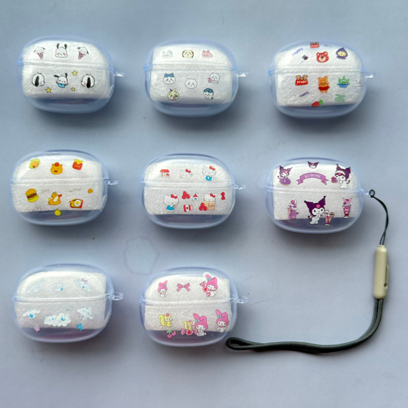 Suitable for Edifier Comfo Clip Q Bluetooth earphone protective case pro5 cartoon Auroclip transparent shell