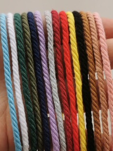 3mm��ɫ���K���ֹ�diy�����W�����޾���ɫ�K�������K����b���