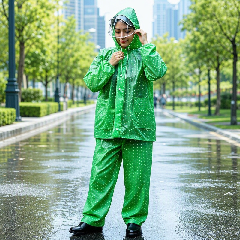 Raincoat and Rain Pants Set for Adults, Men and Women, Full-Body Storm-Proof, for Electric Bike Riding, Delivery, and Travel, Two-Piece Rainwear Raincoat and Rain Pants Set for Adults, Men and Women, Full-Body Storm-Proof, for Electric Bike Riding, Delivery, and Travel, Two-Piece Rainwear