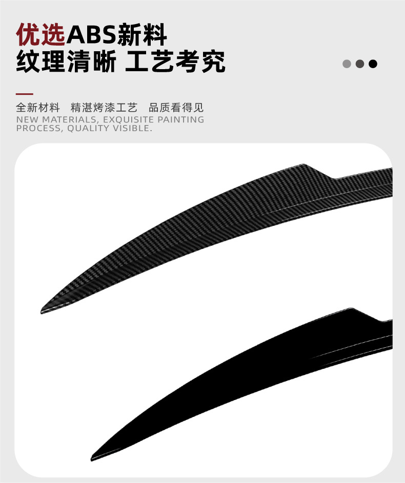 Suitable for Audi Q5 Sq5 Mk3 Suv 2025+ Roof Wing, Small Rear Wing, Spoiler, Wind Deflector, Cross-Border Modification