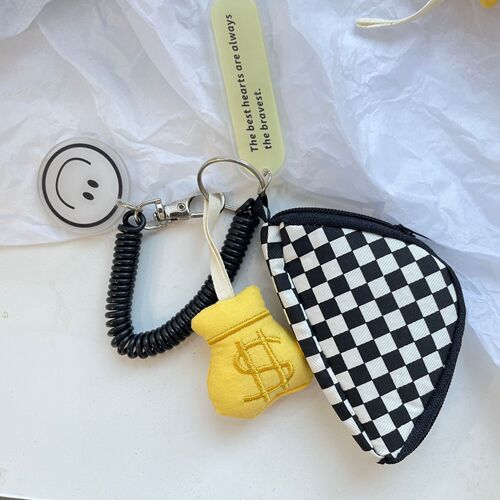 Ins style money bag pendant to attract wealth~bag keychain creative niche decorative pendant GJ165