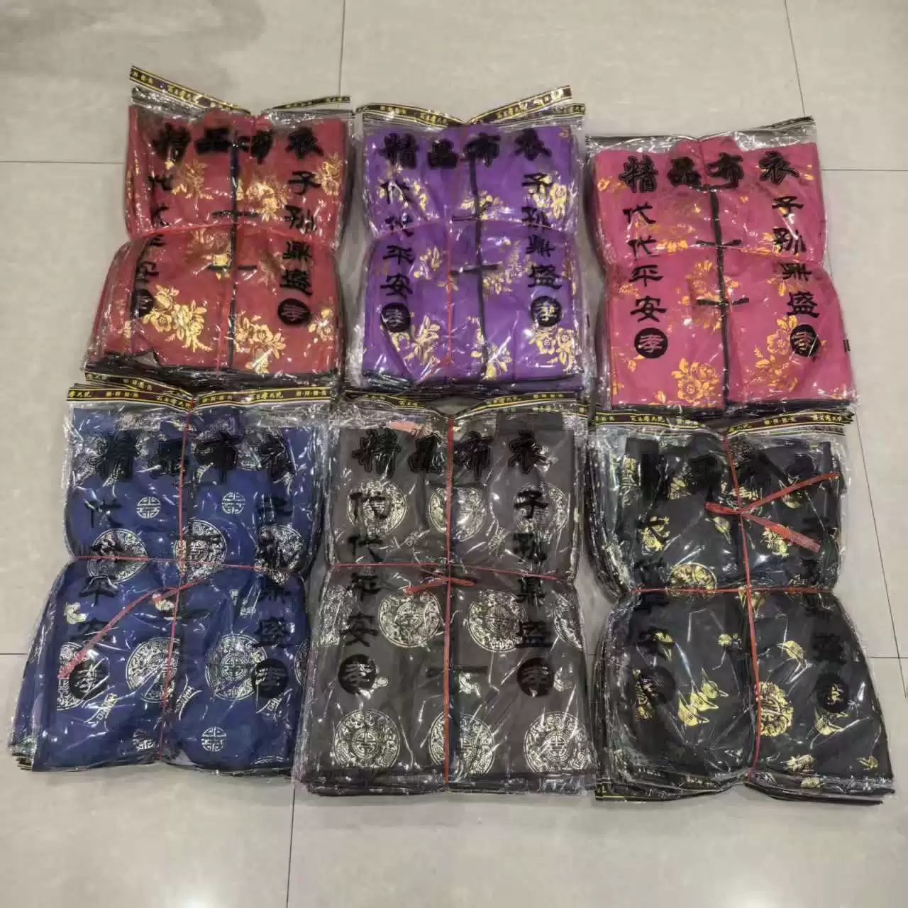 Ткань для похоронных принадлежностей Xinpeng, толстая ткань с окантовкой 40*60 для ритуальных принадлежностей и жертвоприношений