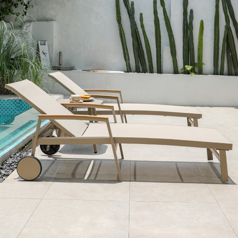 Al Aire Libre cama Villa piscina Hotel playa patio jardín al aire libre terraza ocio impermeable protección solar plegable reclinable image 5