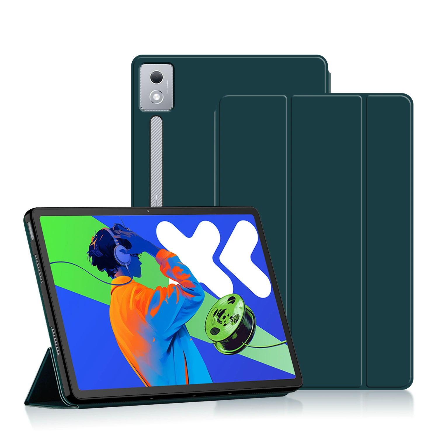 Подходит для Lenovo Xiaoxin Pad Pro 12.7 2025 второго поколения, защитный чехол 12.7", мягкий чехол с подставкой, кожаный кейс
