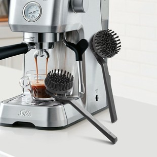 Coffee Brewing head cleaning brush appliance Italian coffee machine round head cleaning brush 51/54/58MM Universal Machine head brush