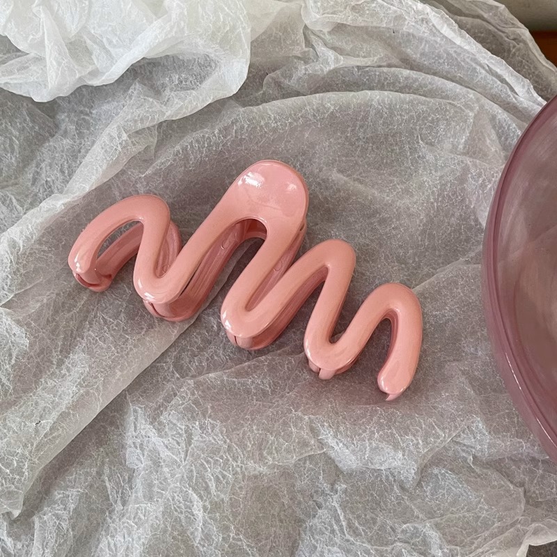 La parte posterior de la cabeza horquilla de perlas grande al por mayor pinza de metal ins pinza de tiburón sensación de alto nivel, simple, horquilla femenina