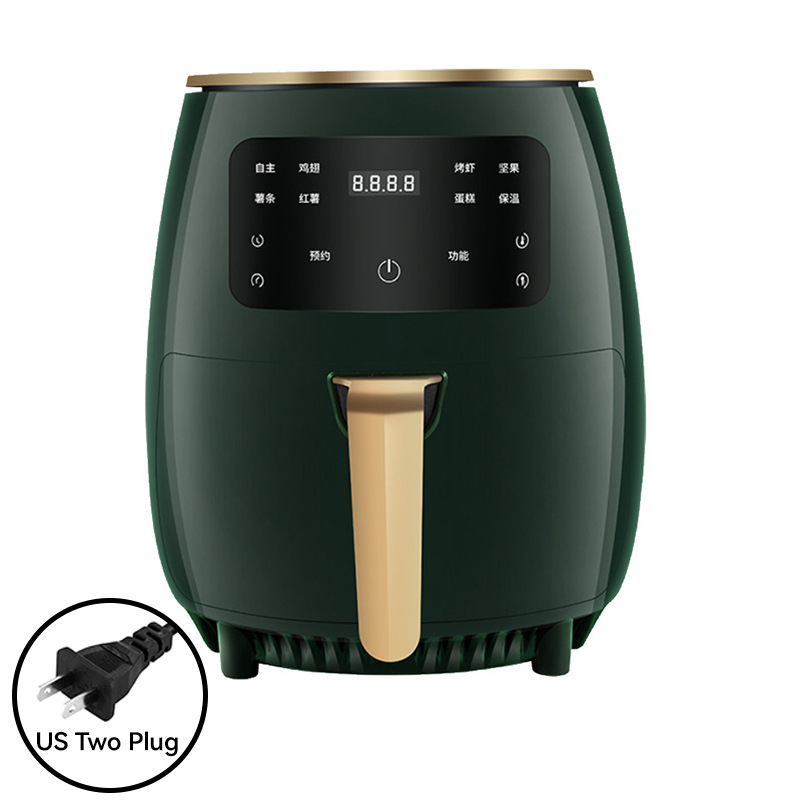 新款空气炸锅智能触屏多功能薯条机6LAir Fryer110V220V欧美英规|undefined