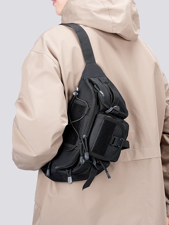 Mochila de ciclismo Mochila deportiva al aire libre Mochila de pecho resistente al desgaste Viajes de montaña Luya Mochila táctica multifuncional