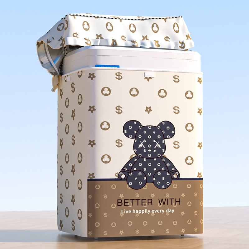 Silver-coated Oxford cloth upper open cover washing machine cover pulsator waterproof sunscreen automatic universal dust cover manufacturers wholesale