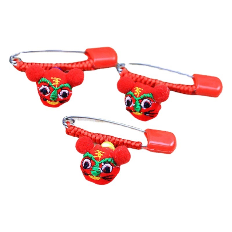 Los niños del bebé del nudo del diamante del perno de seguridad bolsita broche