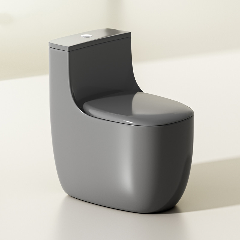 Gray Toilet Seat with Anti-Clogging, Anti-Odor, Siphon-Type, Water-Saving, Powerful Flush for Home Use Gray Toilet Seat with Anti-Clogging, Anti-Odor, Siphon-Type, Water-Saving, Powerful Flush for Home Use