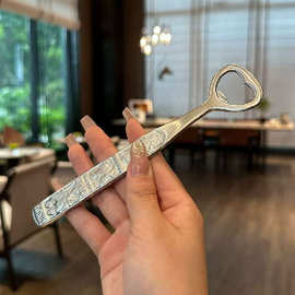 高颜值加厚不锈钢啤酒开瓶器瓶起子个性创意多功能开盖器起盖器