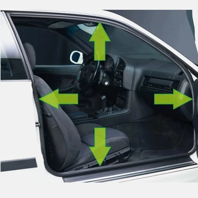 Vehicle Sealing Strip Coupe 2-Door Version Door