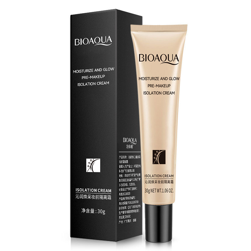 Boquanya hidratante maquillaje frente crema de aislamiento natural nude maquillaje reparación piel hidratante cosméticos aislamiento crema al por mayor
