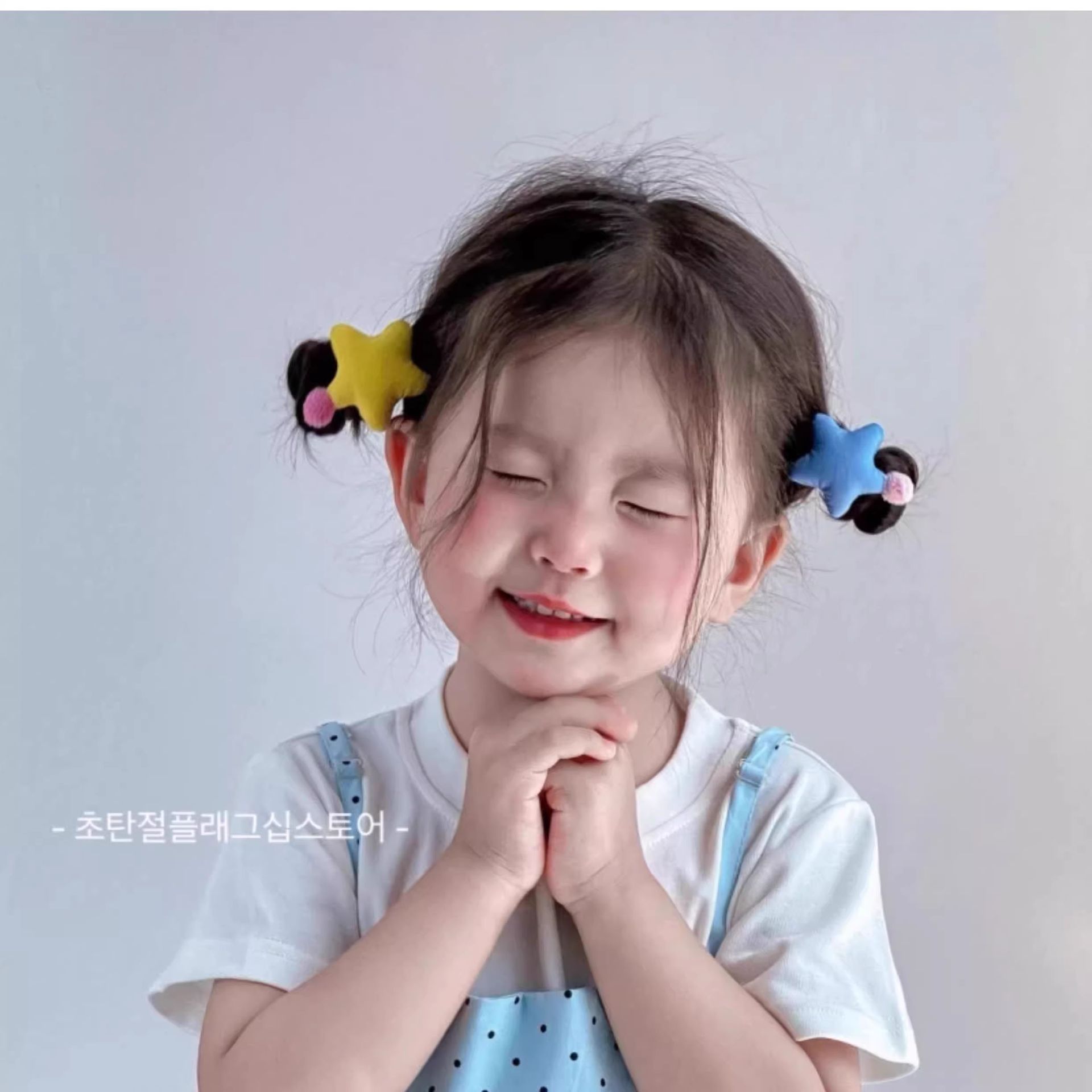 2025 Cute Super Cute Baby Star Hair Band Rubber Band Children's Hair Rope Little Girls Do Not Hurt Hair Girls Headband Headwear