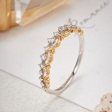 �����錚 S925�y�ʹ��ٽz�U�շ�ɫ��ָŮ��ϵ�p��ins�LС��ָ�h