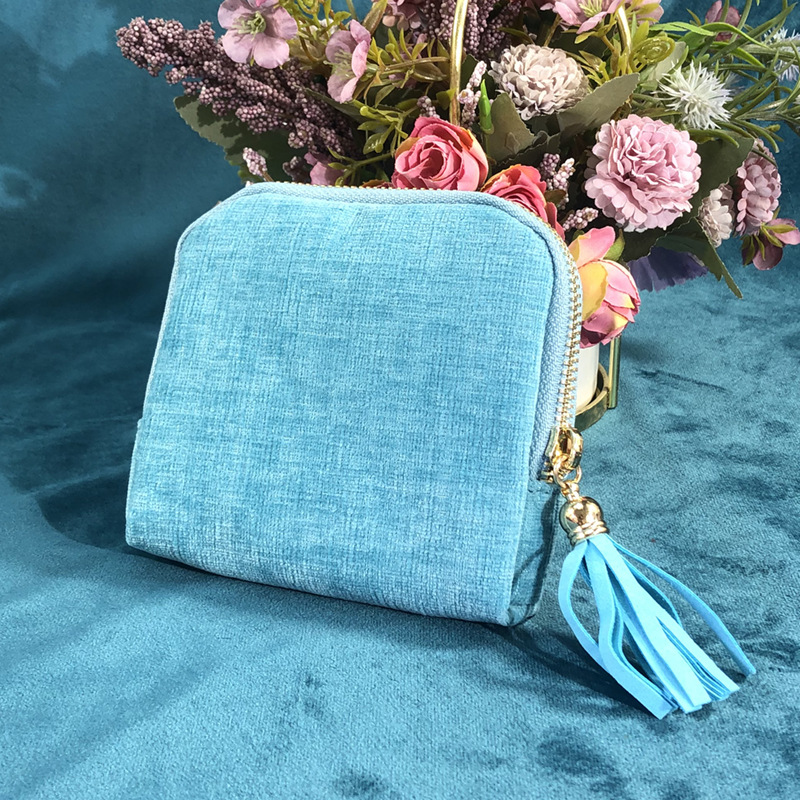 아이스 블루(셔닐), 지퍼 수납봉투(pp백)