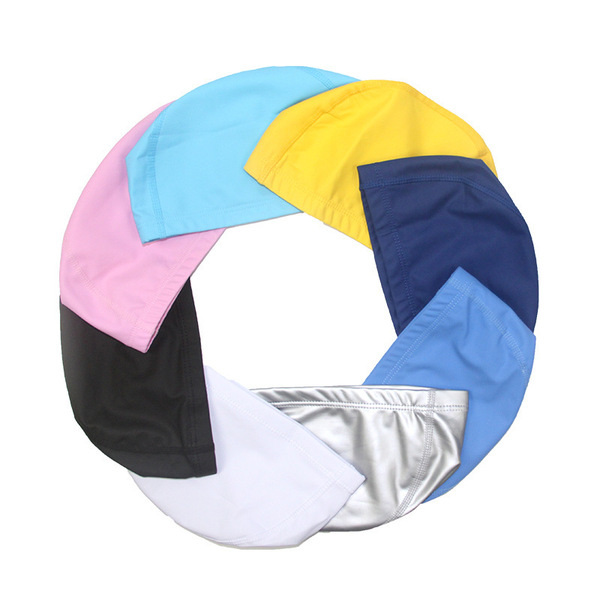 polyurethane waterproof cartoon elastic comfortable swimming cap for…