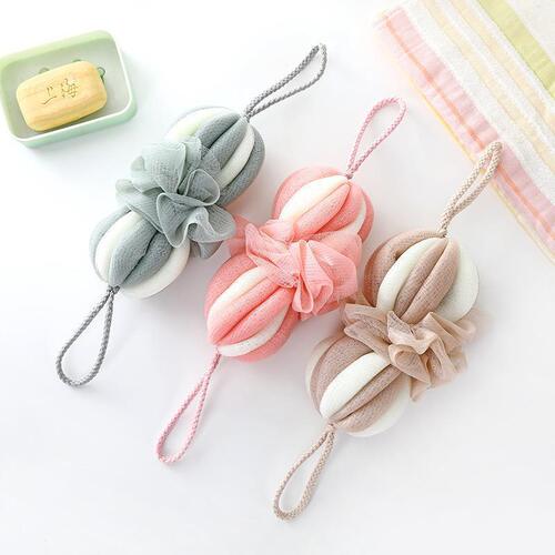 New type of stretchable bath ball, bath ball, bath ball, bath flower, back rub, foaming toiletries wholesale