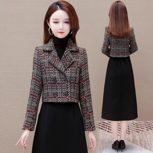 Xiaoxiangfeng short woolen coat women's spring and autumn 2024 new * * * fashion foreign style little suit explosion