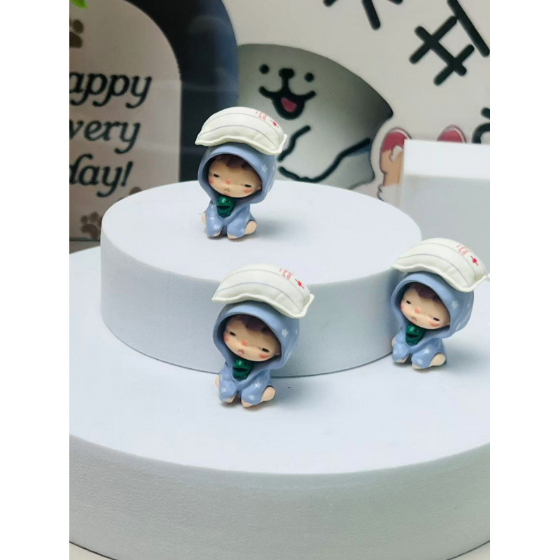 dimoo迪莫梦里梦外萌粒二创改娃pvc可打孔做钥匙扣手机链可爱潮玩|undefined
