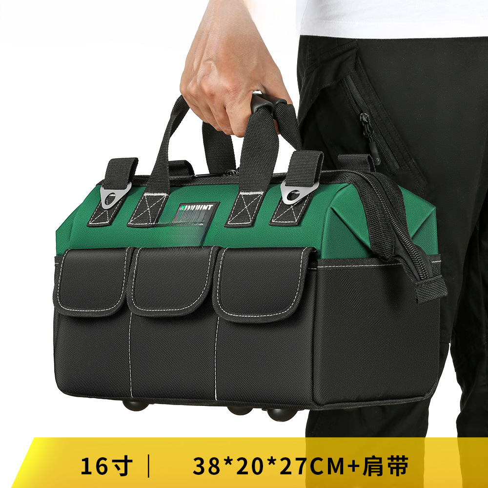 Kit de herramientas fuerte y duradero Kit de herramientas de lona gruesa caja de herramientas resistente al desgaste caja de herramientas de hardware caja de almacenamiento