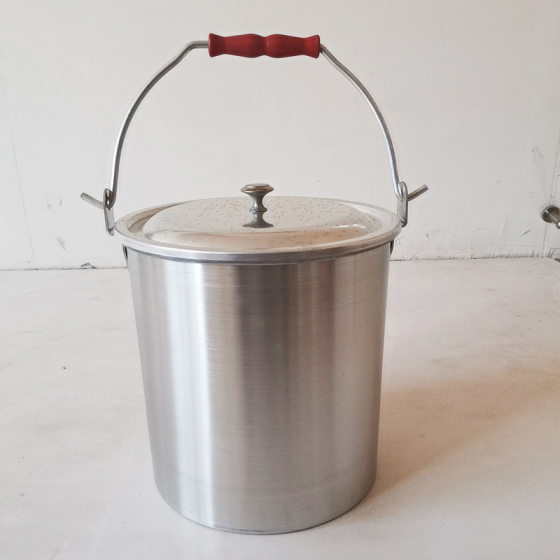 One-piece Thickened Aluminum Barrel Stamping Aluminum Barrel for Gas Station Scrap Barrel Water Barrel Straight Cone Explosion-proof Barrel
