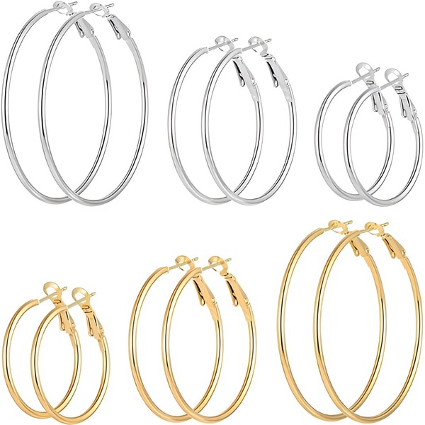 Earrings hip-hop style