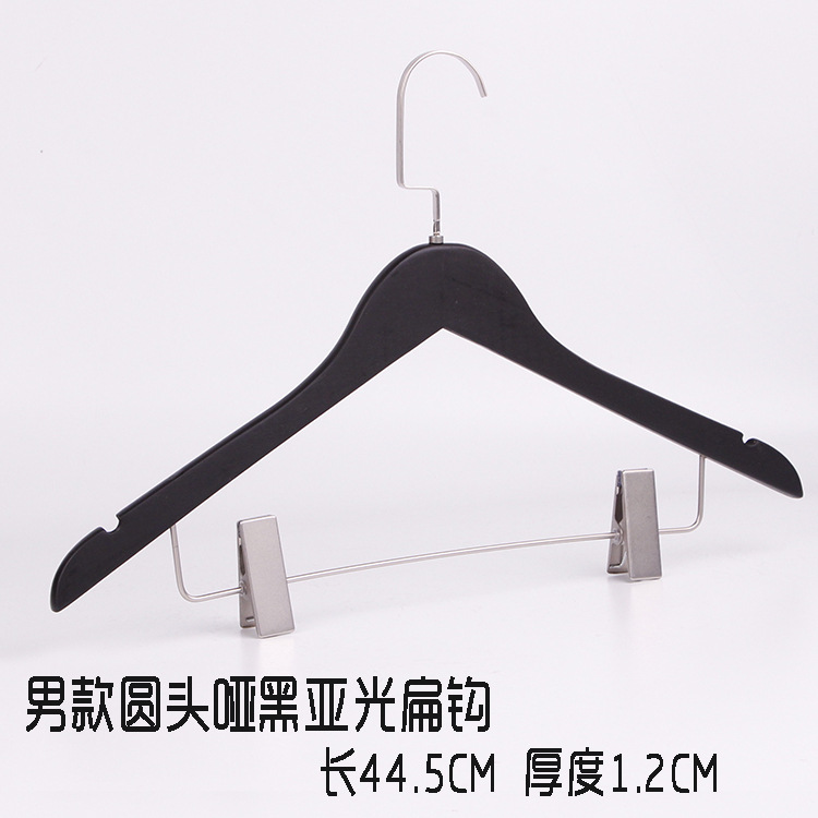 남자의 둥근 머리띠 바지 클립 매트 블랙 매트 클립