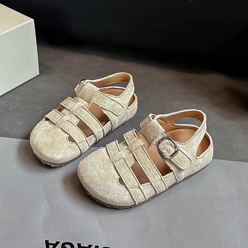 2025 новые Birkenstock байотоу сандалии Женские летние верхняя одежда переплетенная полая свинной клетка туфли на платформе с высоким подъёмом Римские туфли
