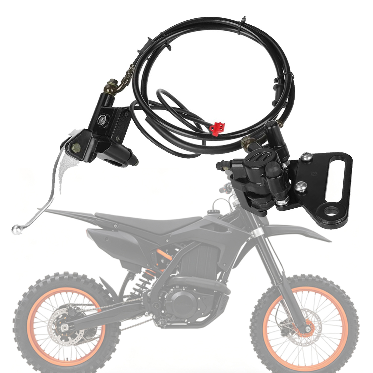 Suitable for Tuttio Soleil 01 KUGOO electric motorcycle front and rear brake assembly 190 brake disc