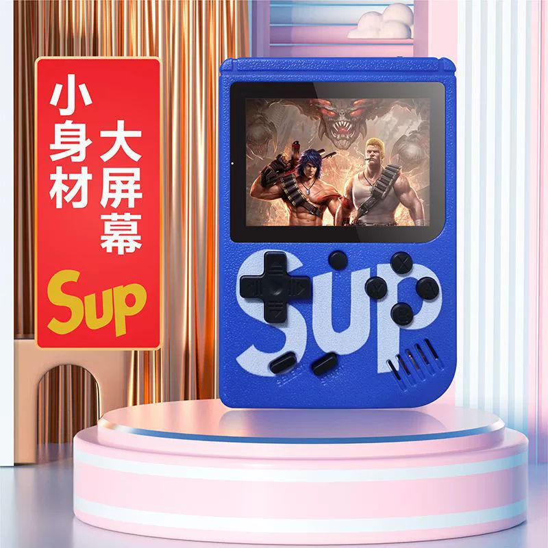Карманная приставка SUP, портативная классическая вертикальная игровая машина, русские кубики, около 400 игр