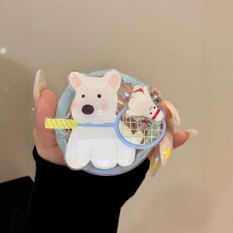 MagSafe 磁気ホルダーに適した新しい ins かわいいシェイク漫画、超吸着力、格納式エアバッグ|undefined