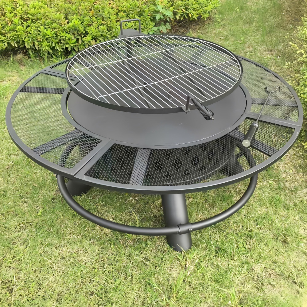 Parrilla de barbacoa al aire libre parrilla de barbacoa hogar horno de leña horno de calefacción patio horno de cocina horno de cocina de té conjunto mesa de fuego de carbón