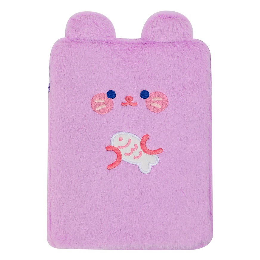 Student cartoon plush tablet computer bag girl cute pig ipad liner bag 10.5-inch 11-inch protective case