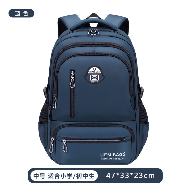 2026 nueva mochila de estudiantes de secundaria para niños de secundaria secundaria para niños de alta capacidad mochila para niños de peso ligero para hombres