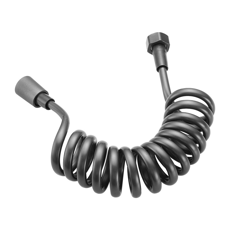 Inodoro pistola manguera telescópica limpiador de las mujeres tubo de entrada línea telefónica tubo de primavera grifo de la ducha tubería de agua elástica