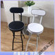 High stool foldable folding bar chair upholstered bar chair steel folding chair folding chair high chair small generation hair.
