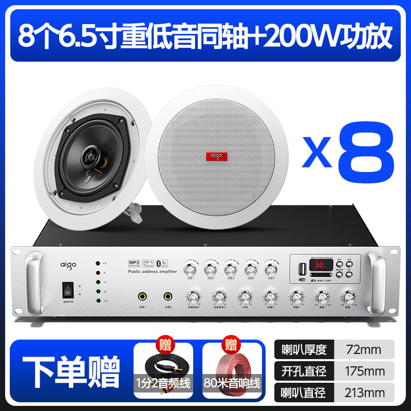 Sistema de Altavoces de Techo con Conexión Bluetooth para Música de Fondo