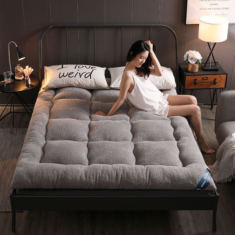 Thickened Lambswool Mattress Warm Mattress Tatami 1.7m Student Dormitory Quilt Double