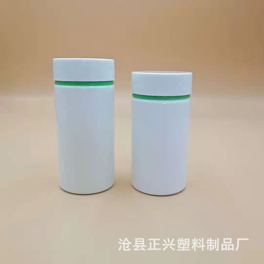 厂家现货150ml瓷白色塑料瓶直圆塑料瓶千林瓶彩盖120千林瓶