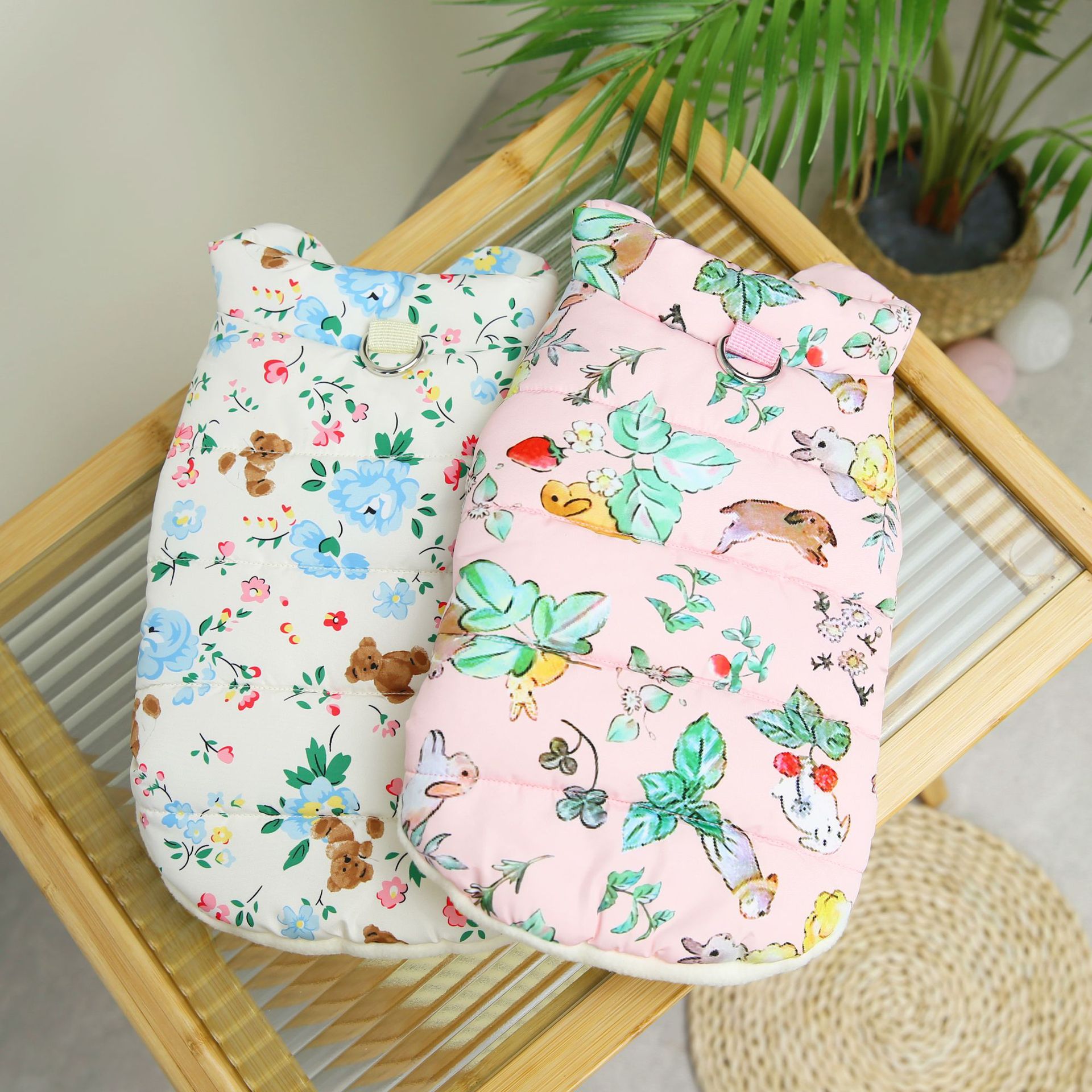 2022百花熊牵引棉背心