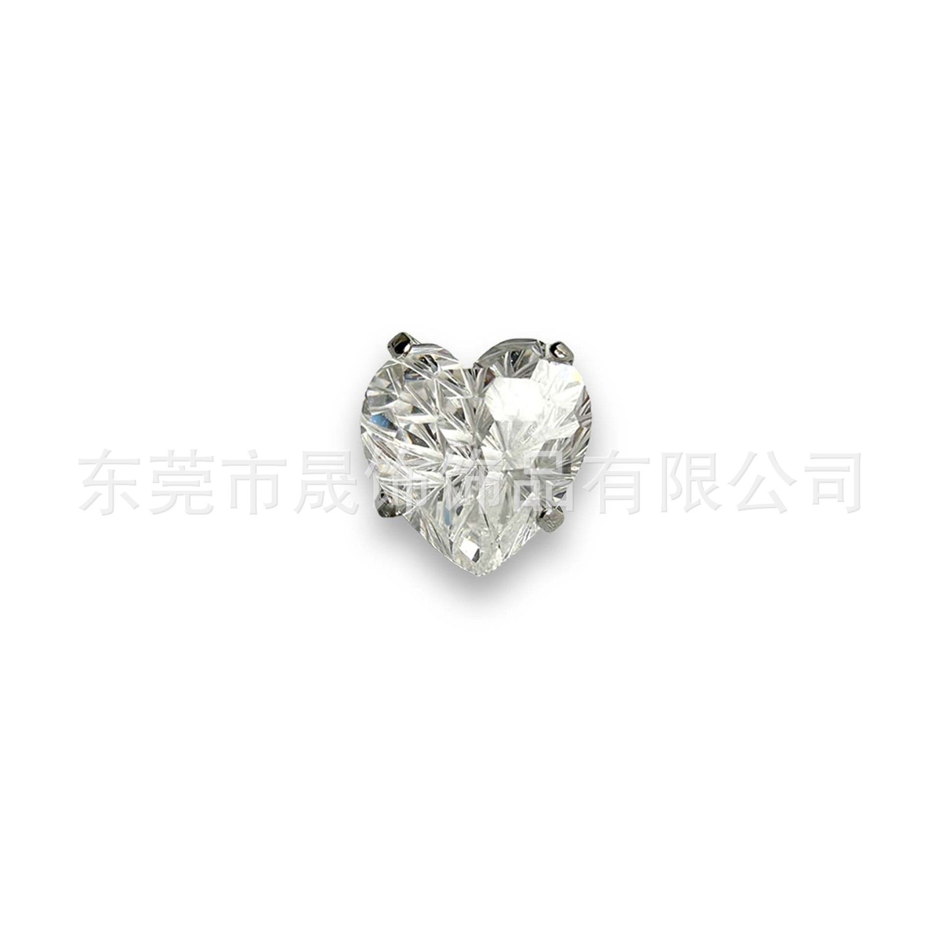 F136圆 Prong Heart 烟 Flower 切爆闪5A Cubic Zirconia G23 Implant Grade Titanium Ear Stud Helix Cartilage Stud Labret Stud Piercing Jewelry