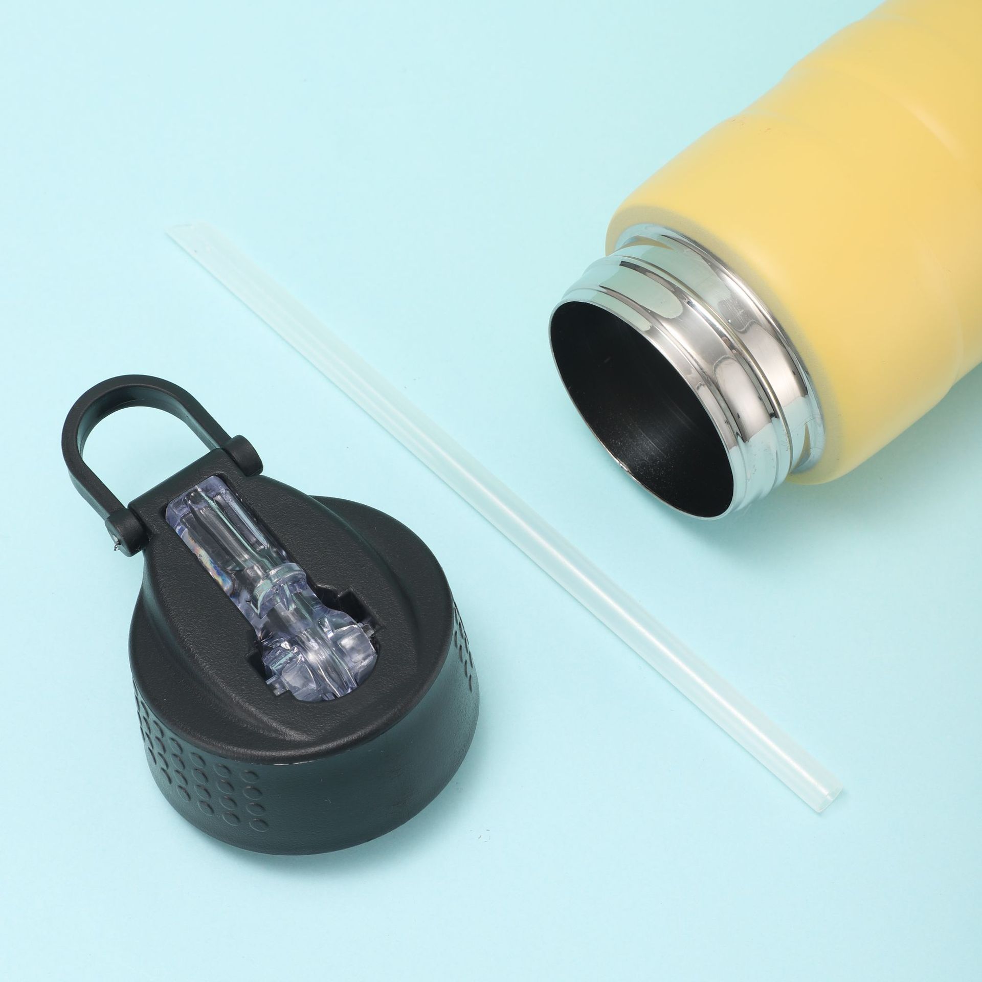 304 taza de vacío de acero inoxidable hogar simple botella de agua portátil al aire libre de viaje portátil deportes taza de agua fábrica al por mayor