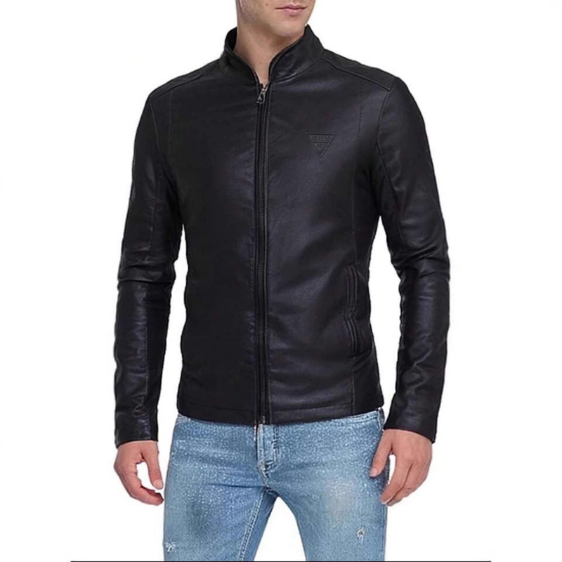 2024 Cross-border New Leather Jacket Men's Trendy Autumn and Winter Slim-fit Korean Handsome Men's Autumn Coat Leather Jacket