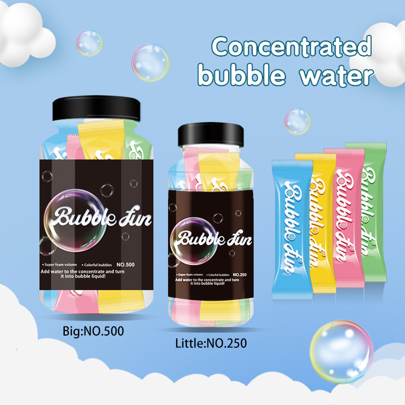 工廠批發泡泡龍兒童玩具槍棒配套泡泡水濃縮補充液瓶亞馬遜跨境