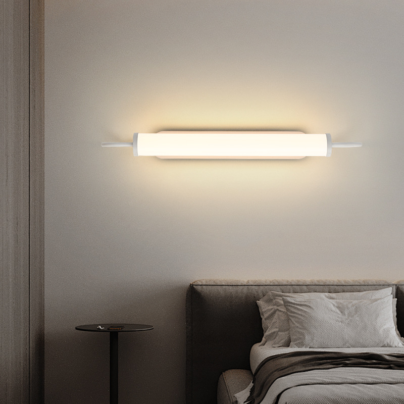 Lámpara de pared Daguanyuan para sala de estar, iluminación de pared para TV, postmoderna, sencilla, creativa, para pasillo, dormitorio, lámpara de noche 486L