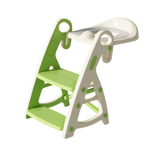 Children's toilet ladder foldable baby toilet auxiliary toilet ladder male and female baby step armrest toilet