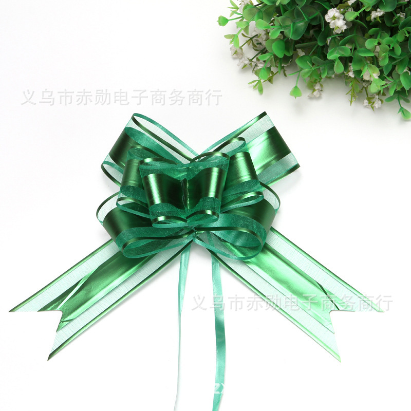 Flores de organza mate n.º 50 atadas a mano, decoración para bodas, suministros para tiendas de textiles para el hogar, adornos florales, cintas de colores metálicos.